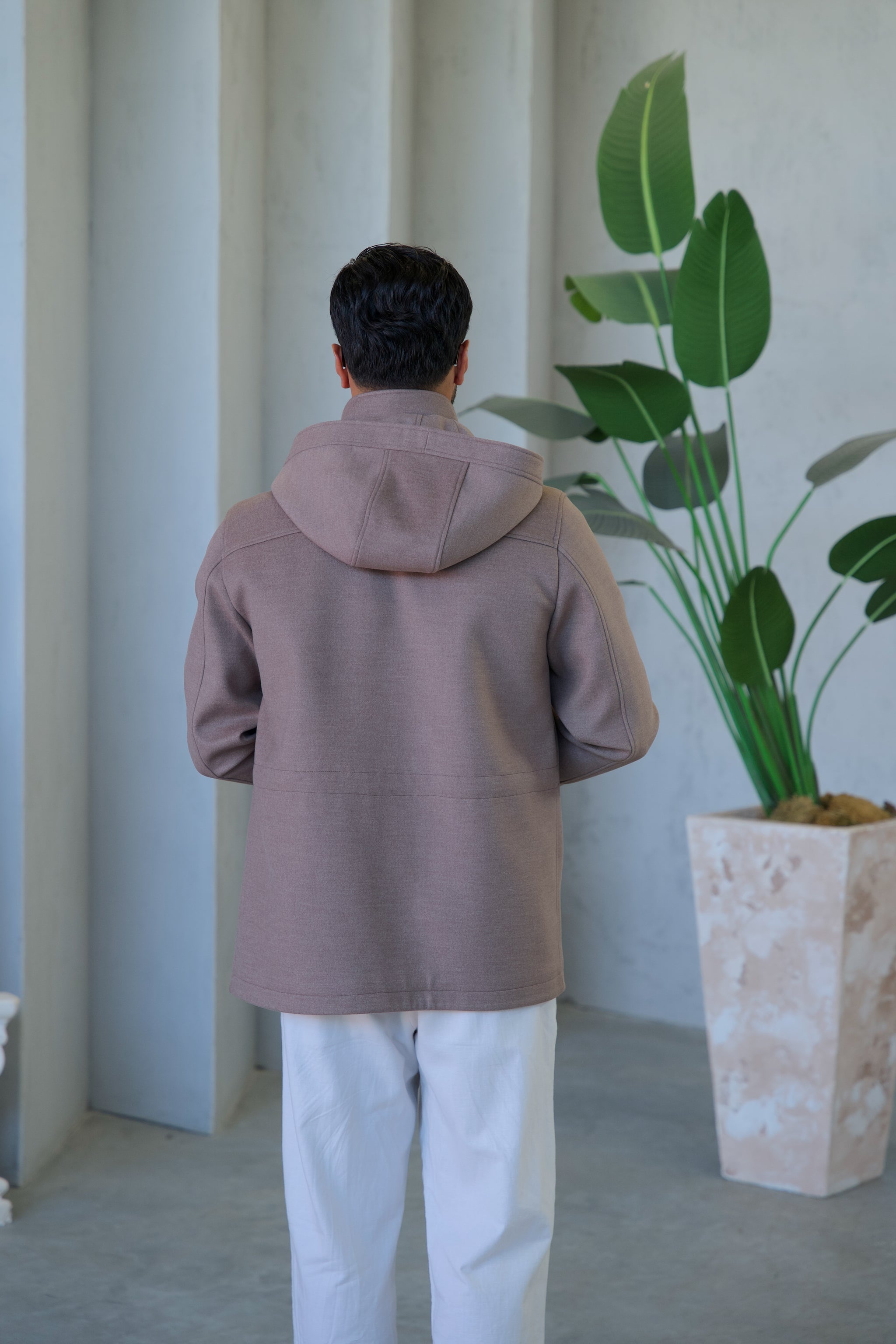 Men's Cashmere Hooded Jacket