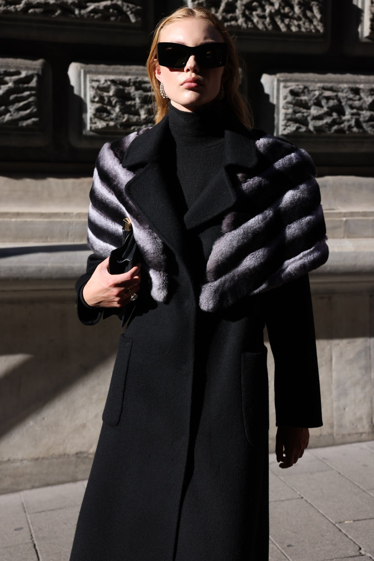 ALPACA REX FUR COAT
