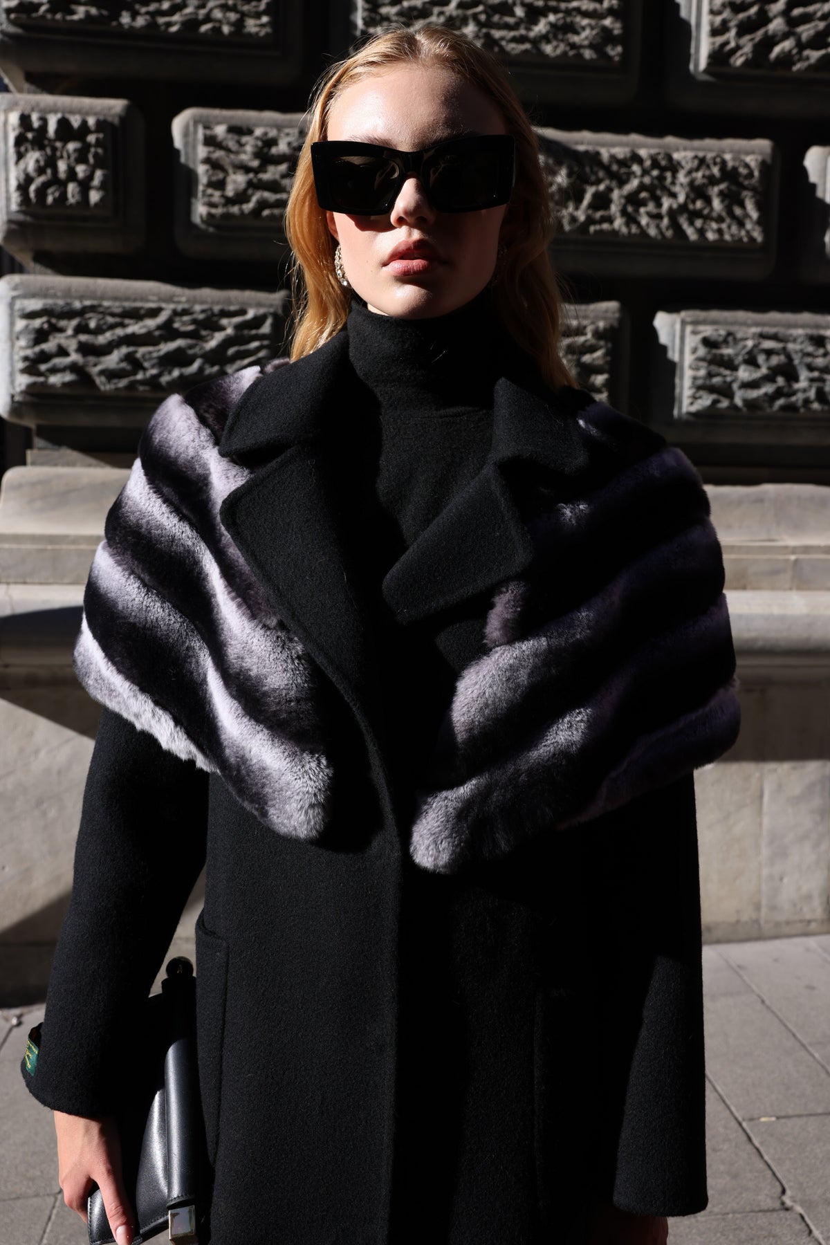 ALPACA REX FUR COAT