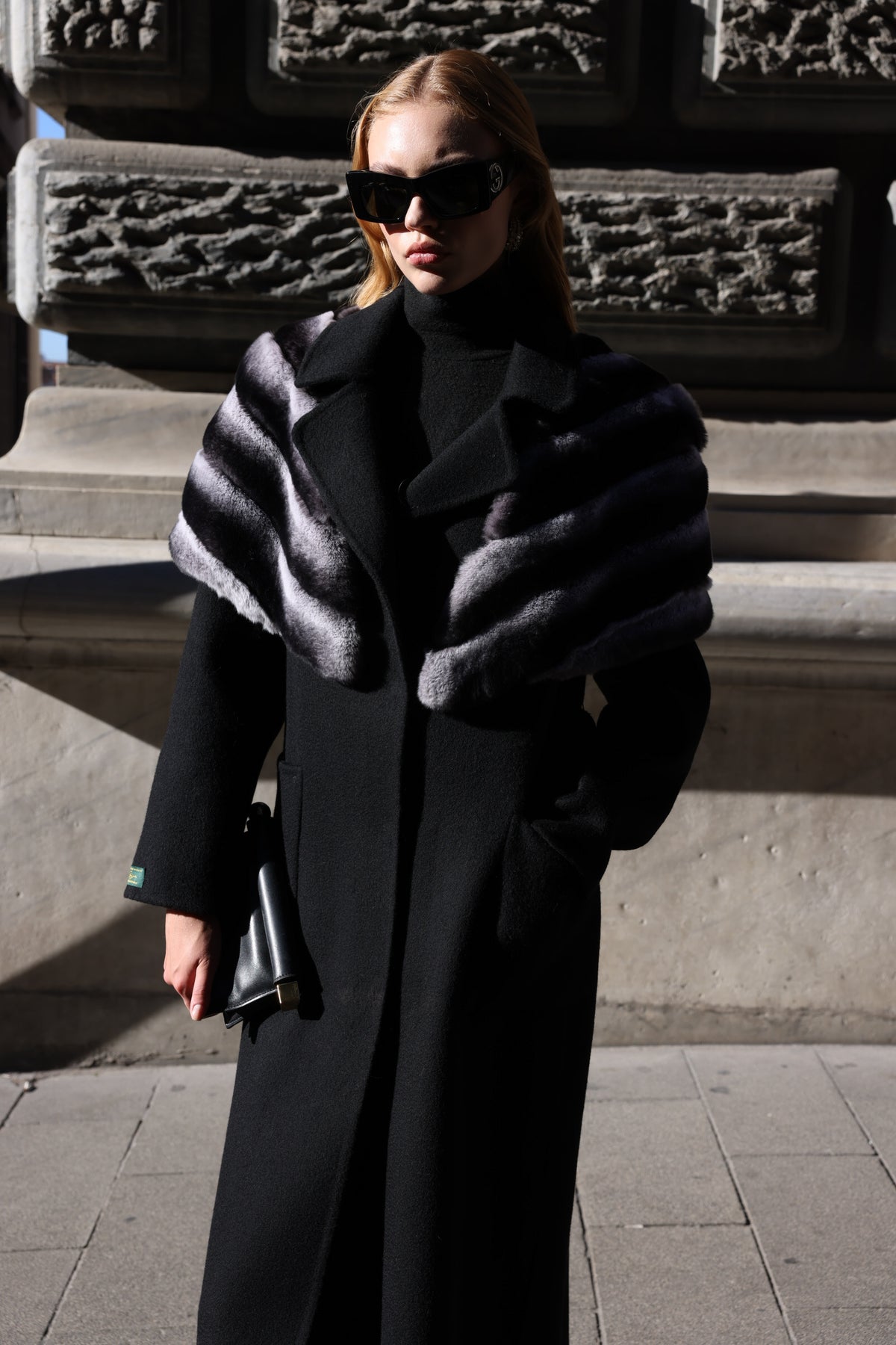 ALPACA REX FUR COAT