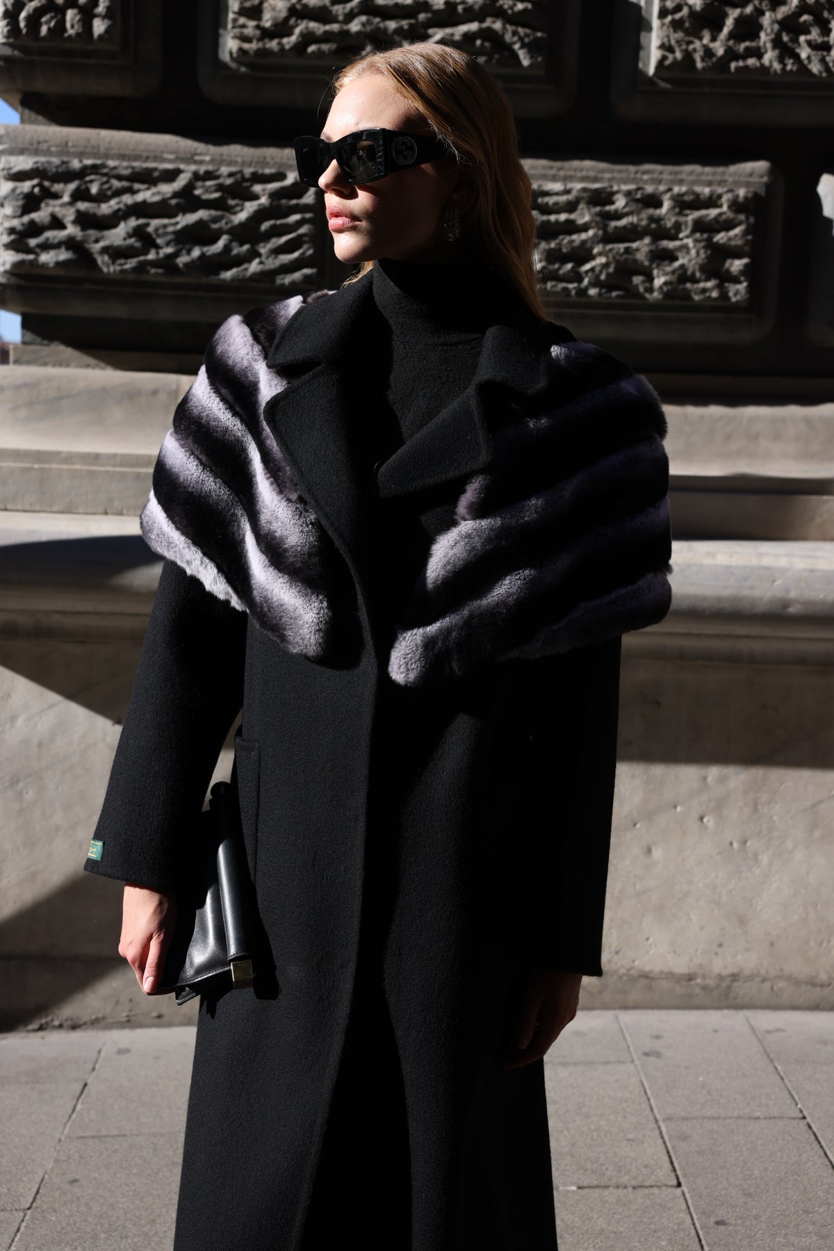 ALPACA REX FUR COAT