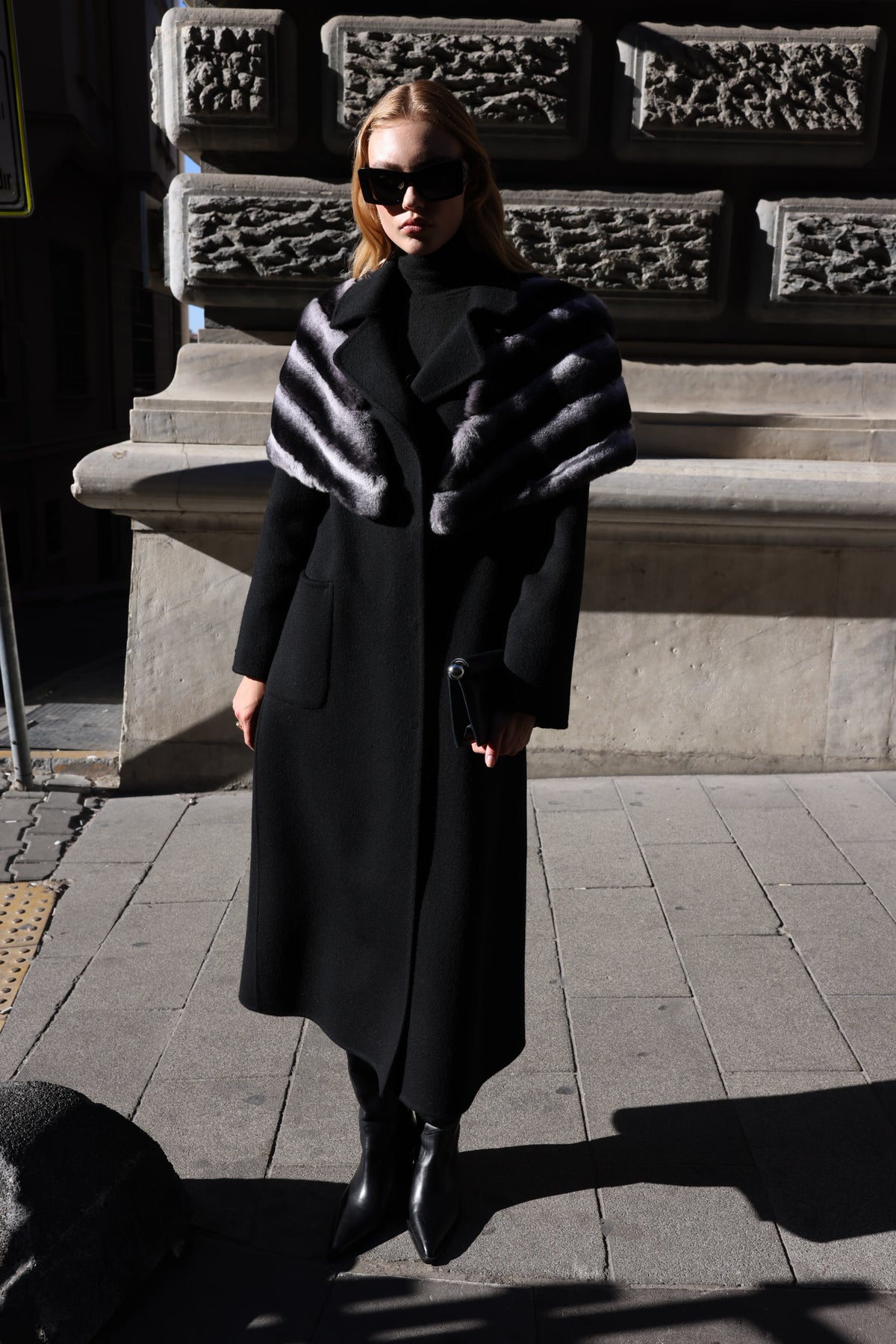 ALPACA REX FUR COAT