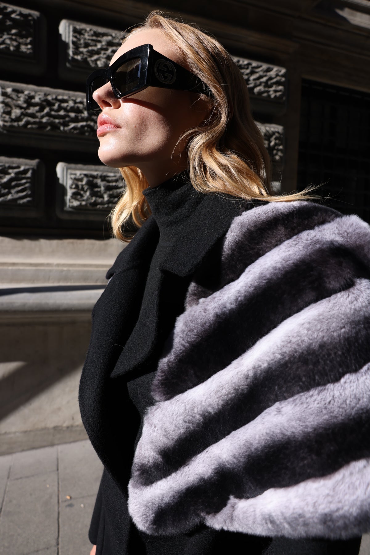 ALPACA REX FUR COAT