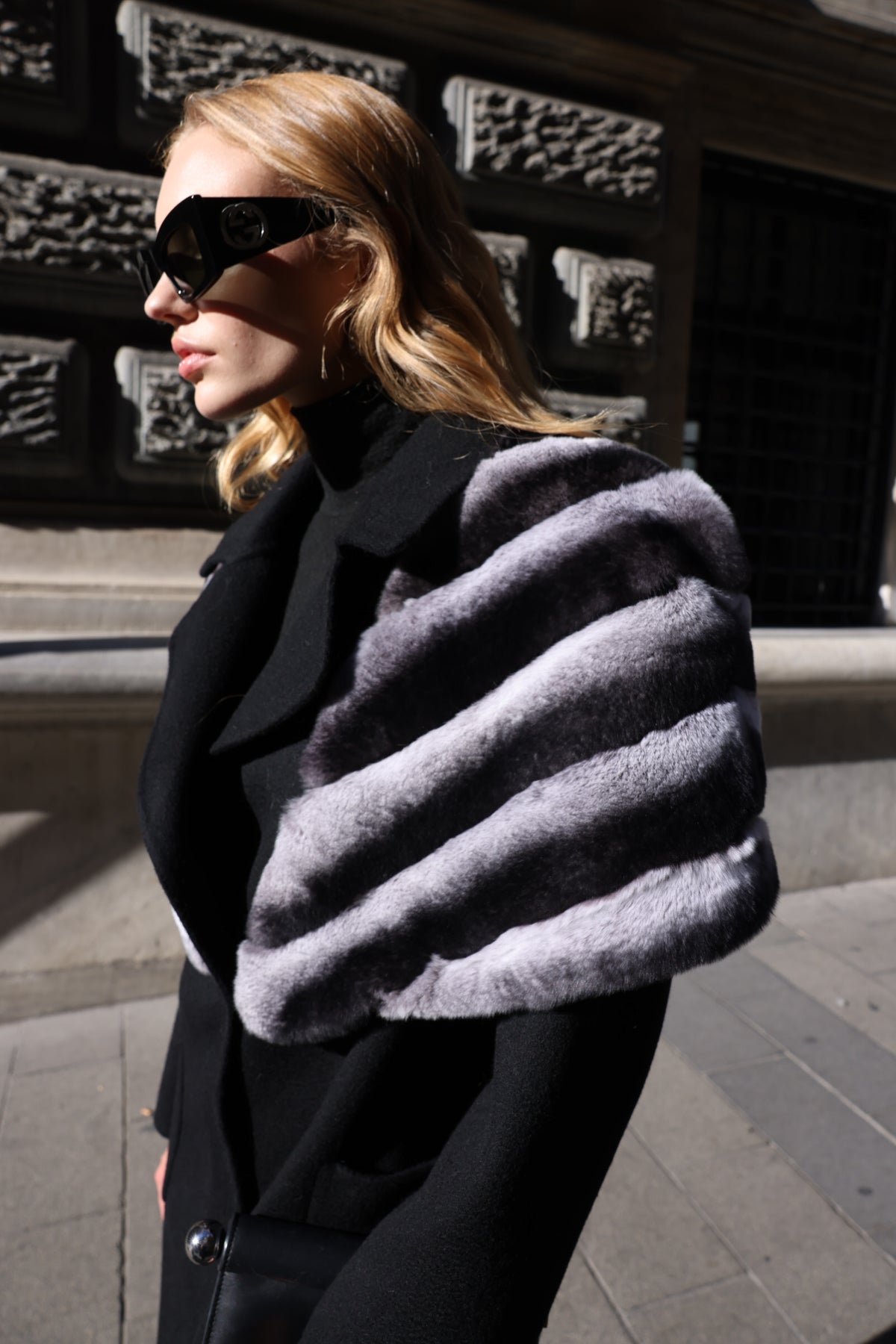 ALPACA REX FUR COAT