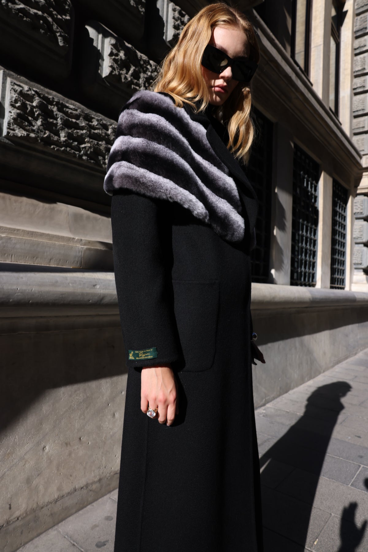 ALPACA REX FUR COAT