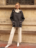 ALPACA RABBIT REX FUR JACKET -9317 REX