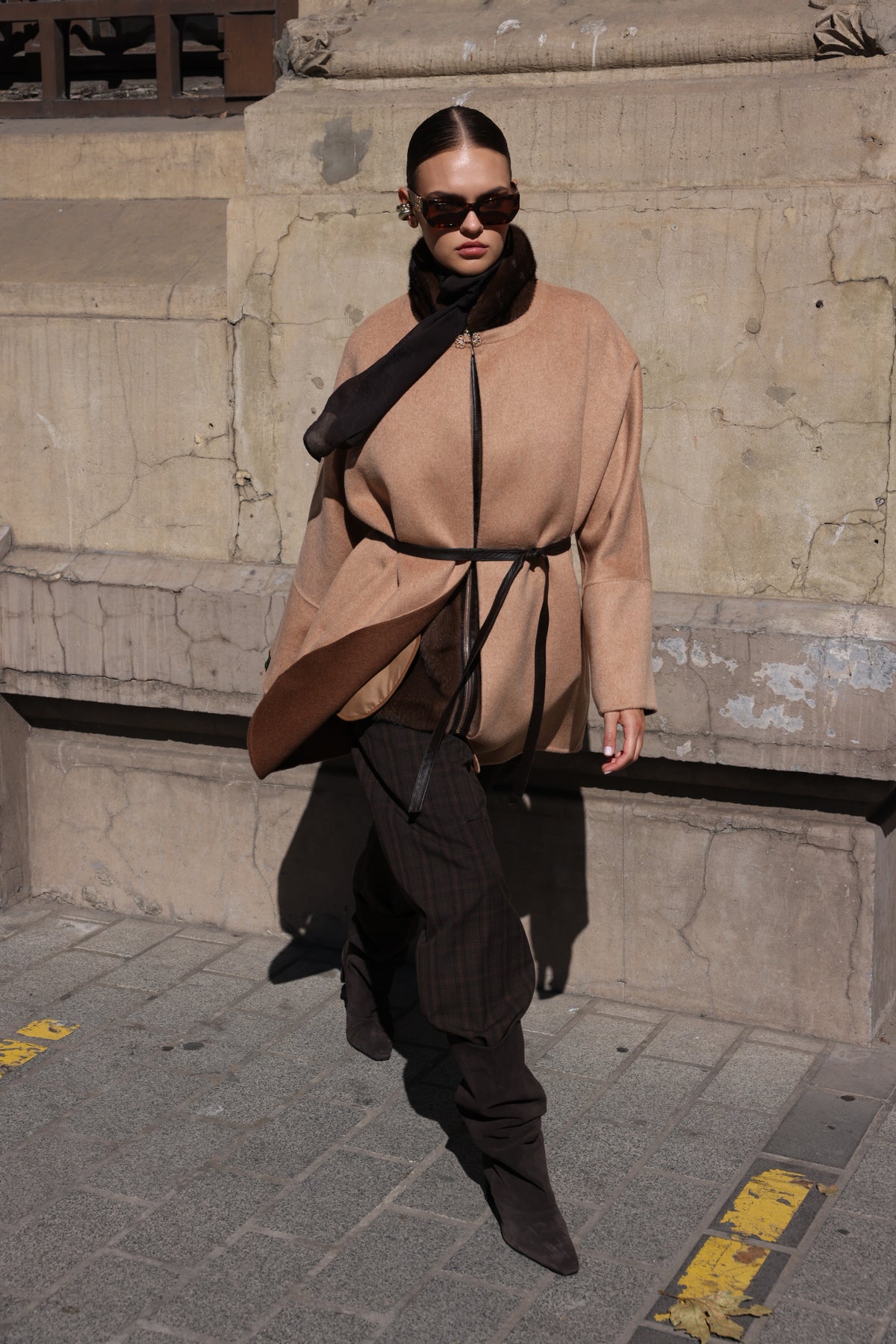 ALPACA MINK FUR VEST JACKET -9680