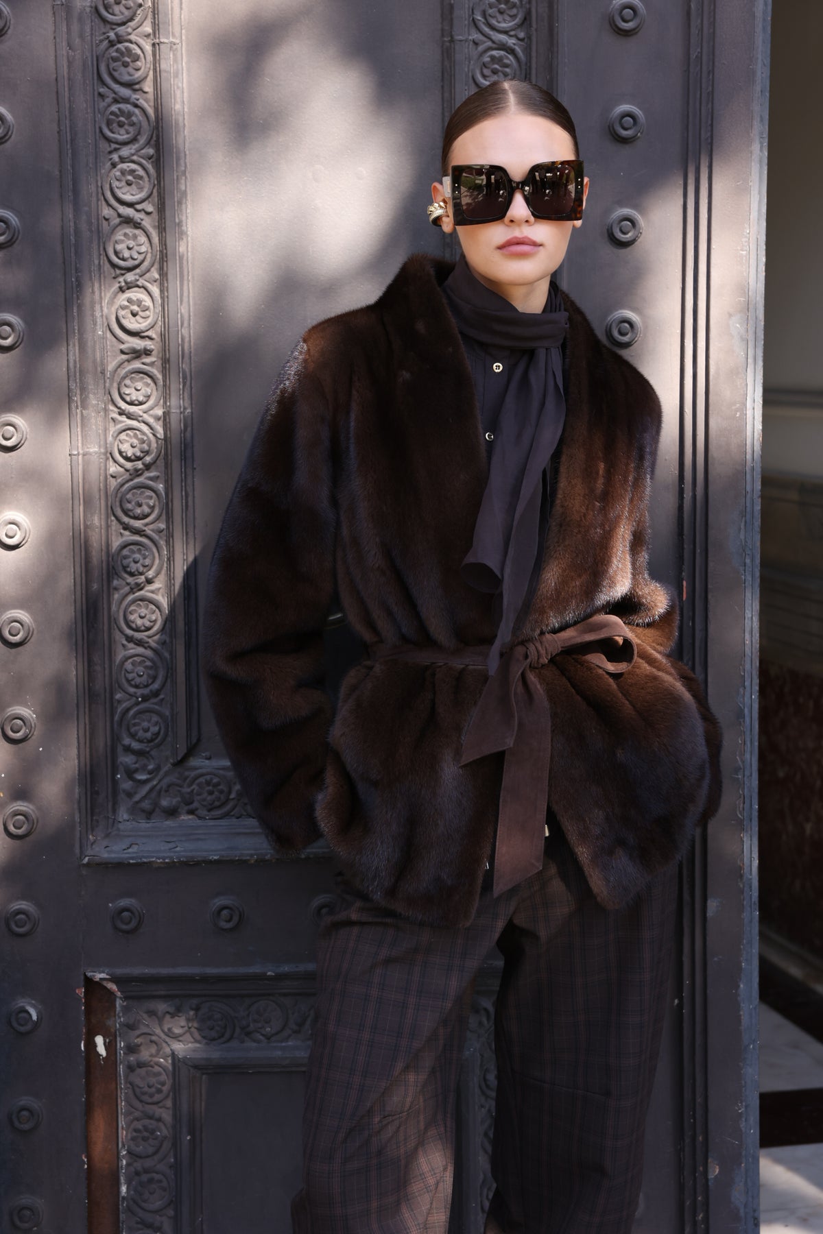 SCANBROWN MINK FUR JACKET