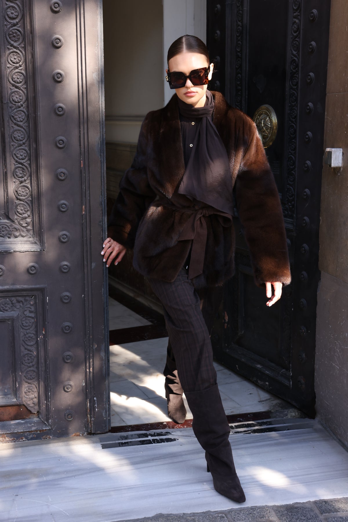 SCANBROWN MINK FUR JACKET