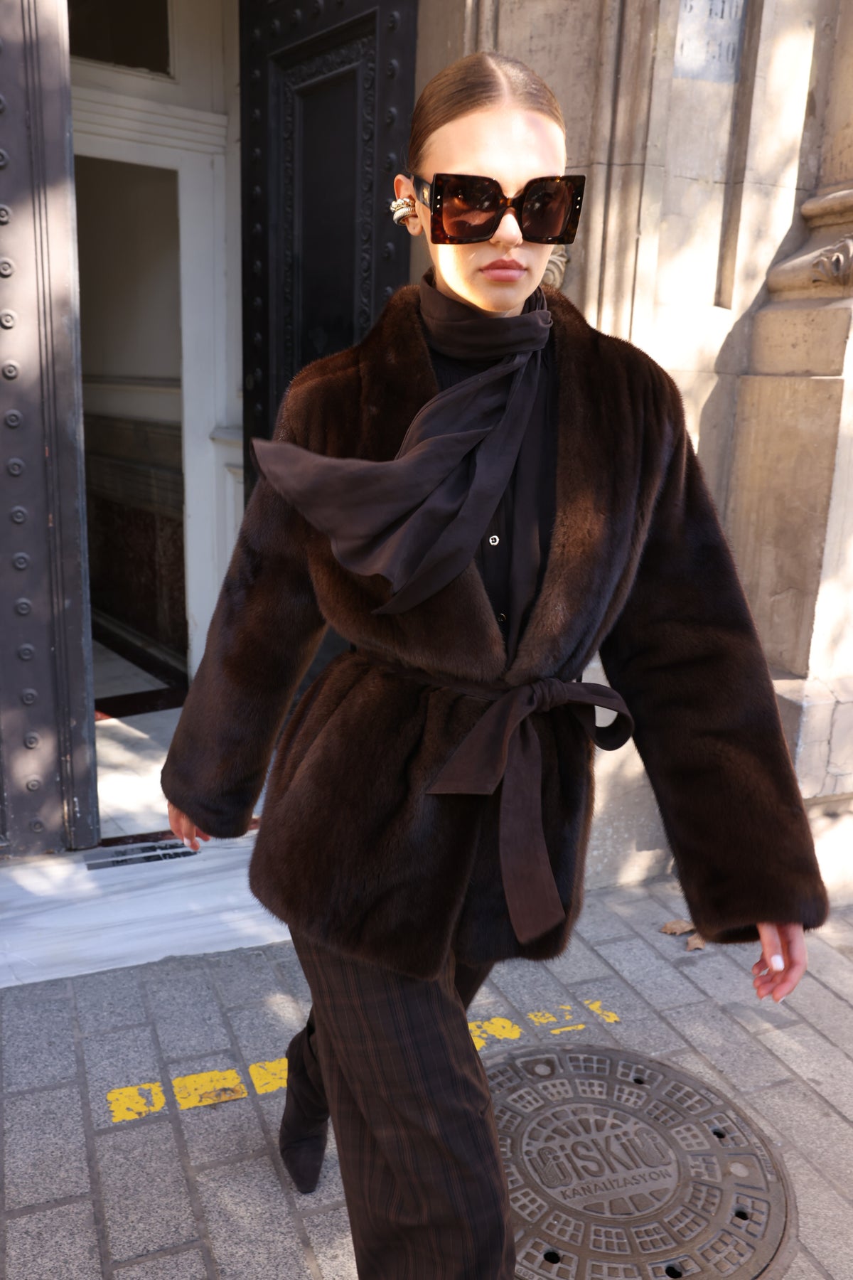 SCANBROWN MINK FUR JACKET