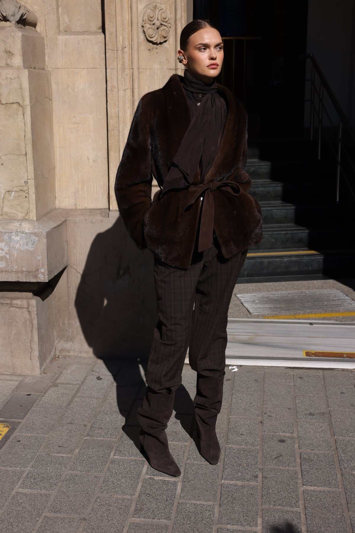 SCANBROWN MINK FUR JACKET