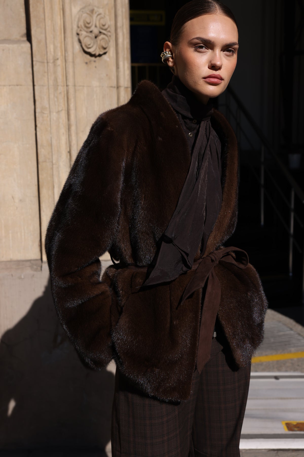 SCANBROWN MINK FUR JACKET
