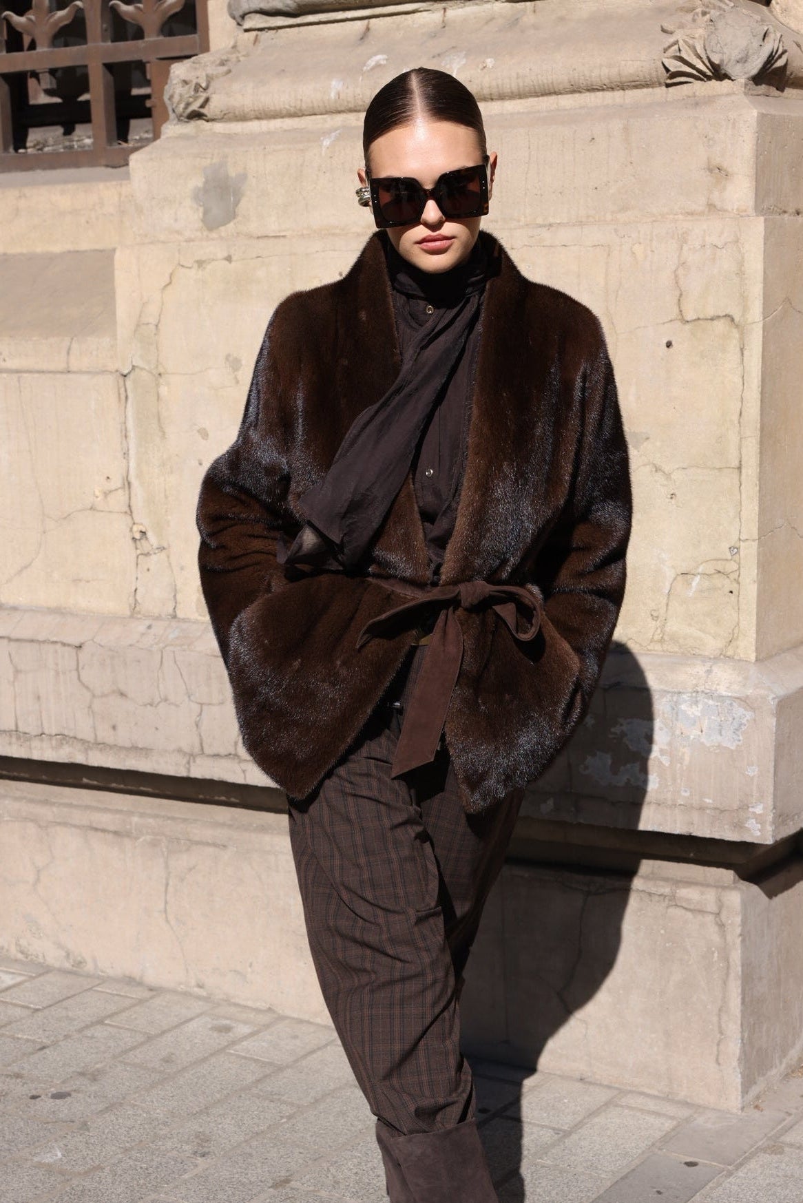 SCANBROWN MINK FUR JACKET