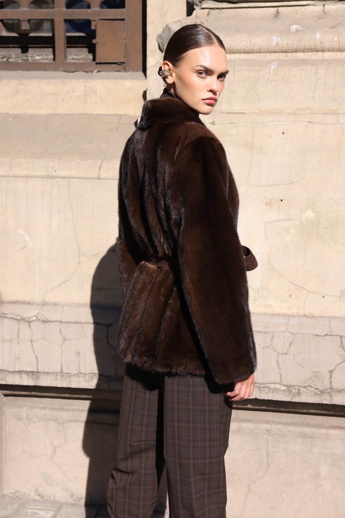 SCANBROWN MINK FUR JACKET