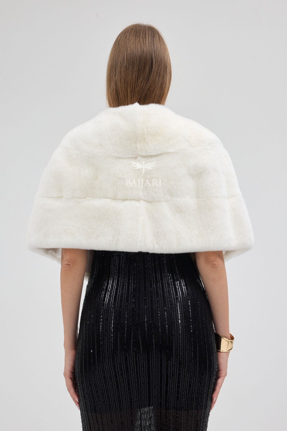 Rabbit Rex Fur Shawl