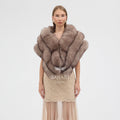 Real Fox Fur Shawl