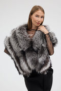 Silver Fox Fur Shawl