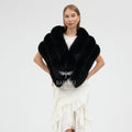 Black Fox Fur Shawl