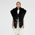 Bolero Black Fox Fur Shawl