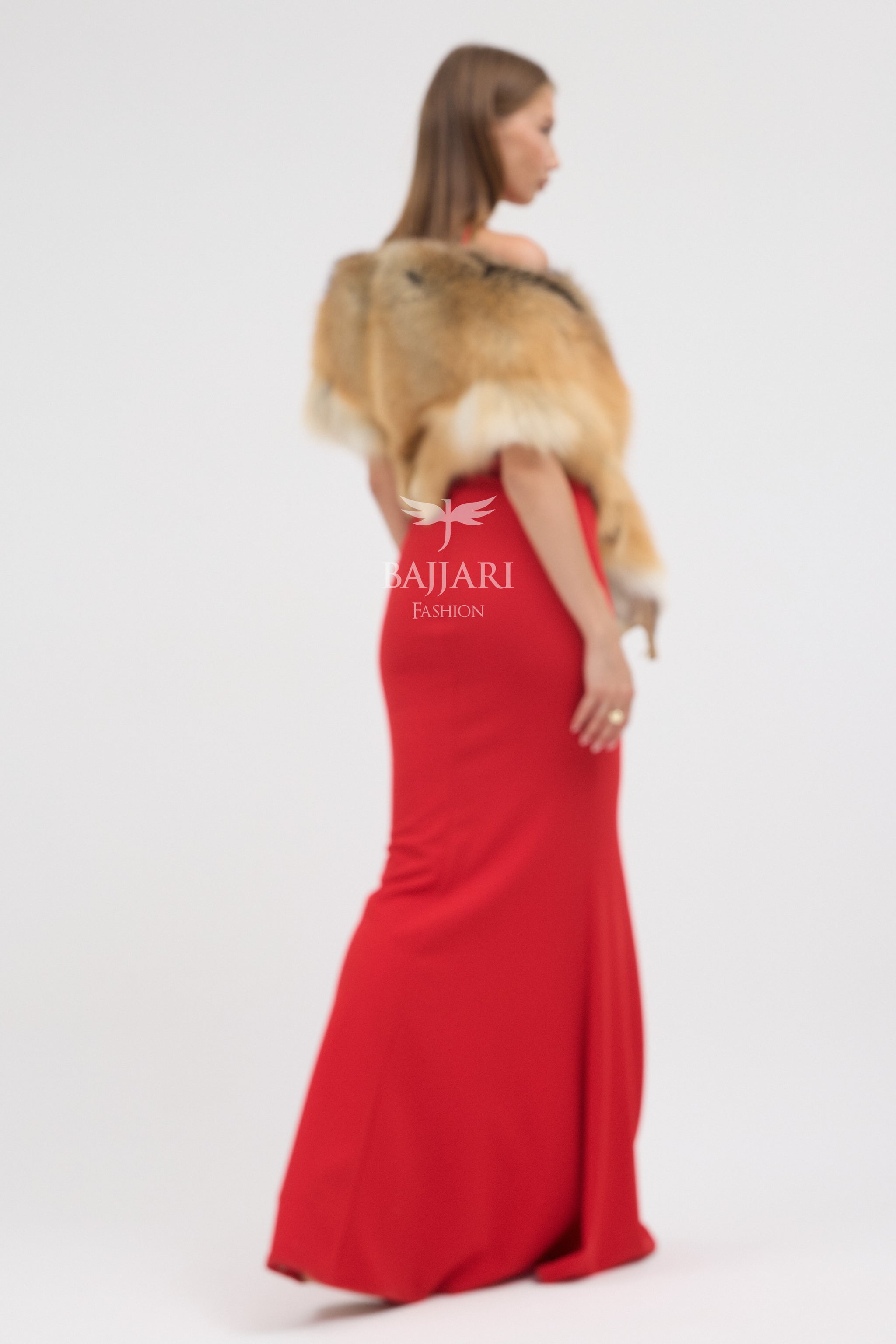Gold Fox Fur Shawl