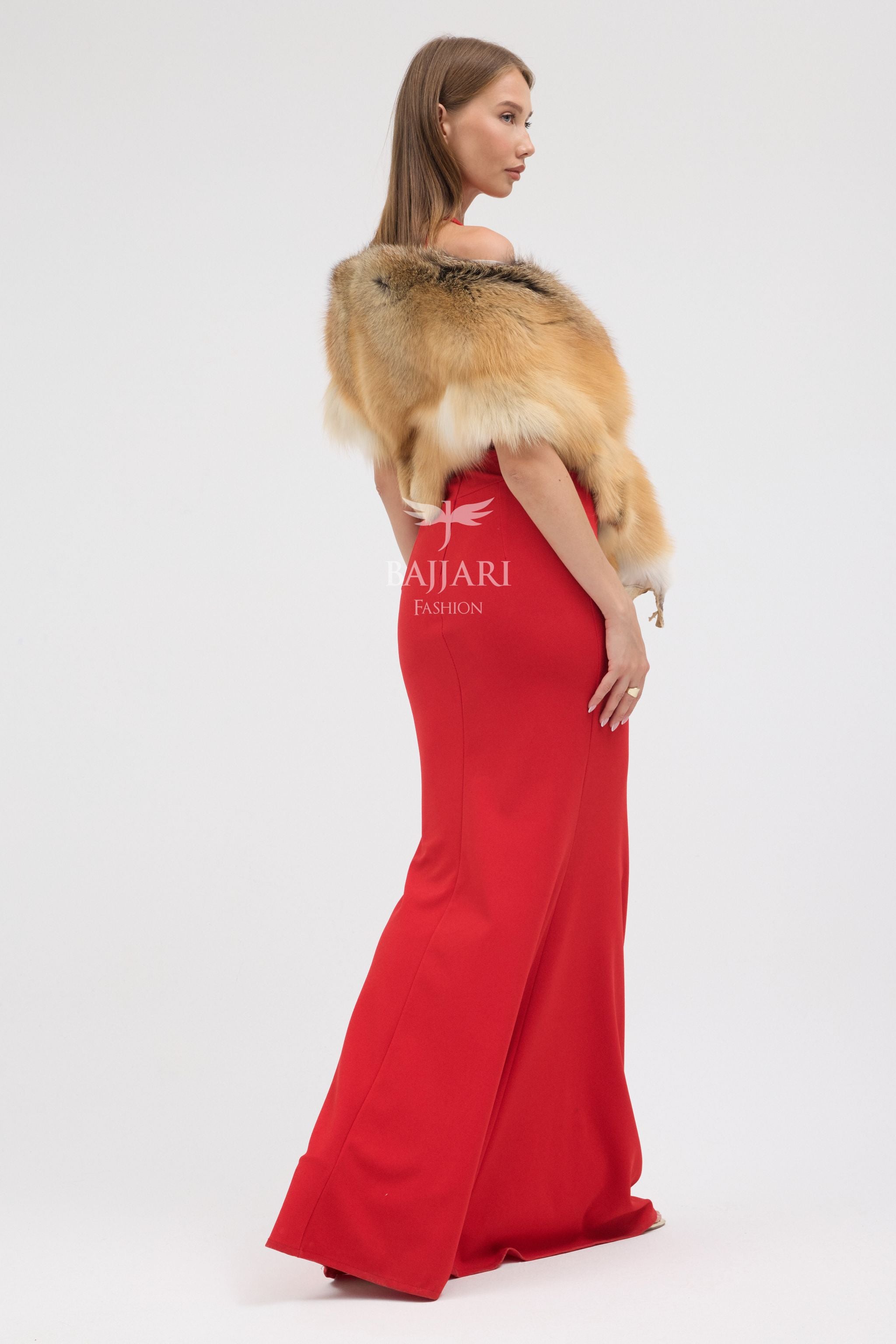Gold Fox Fur Shawl