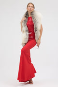 Natural Fox Fur Shawl