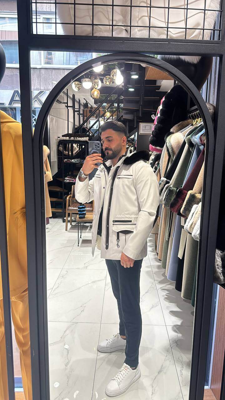 Man jacket with hoodie M-900