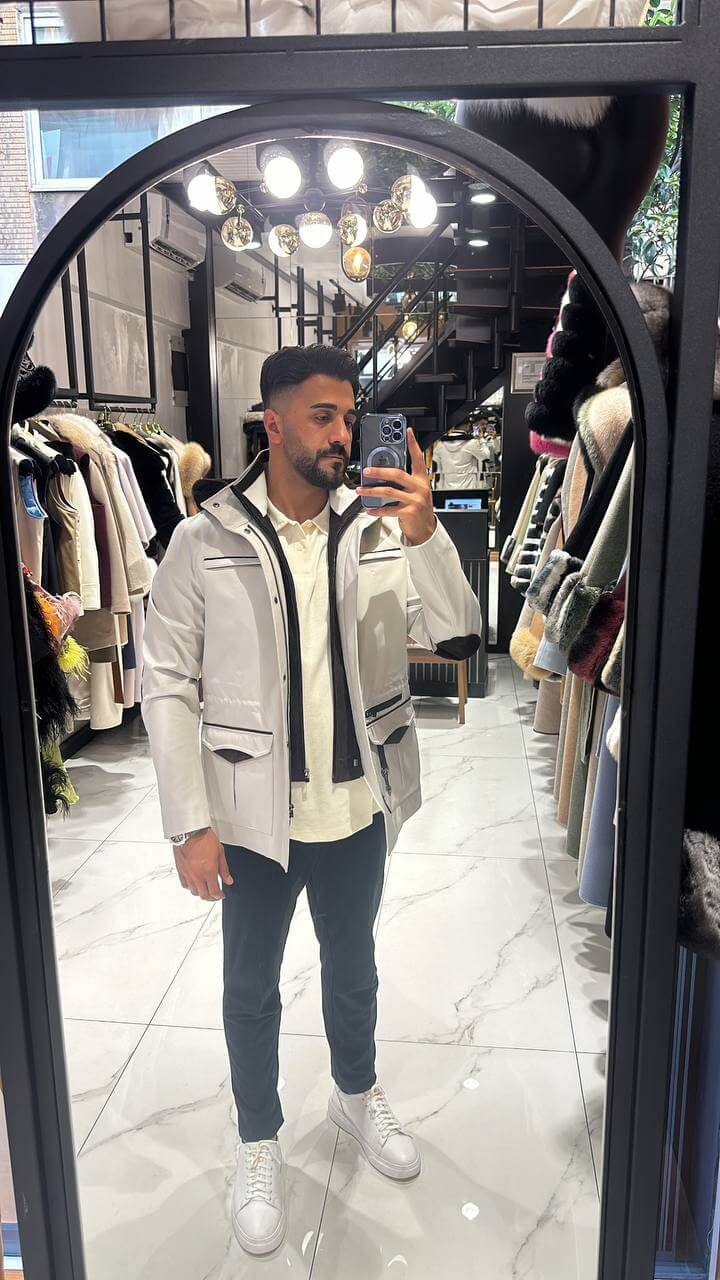 Man jacket with hoodie M-900