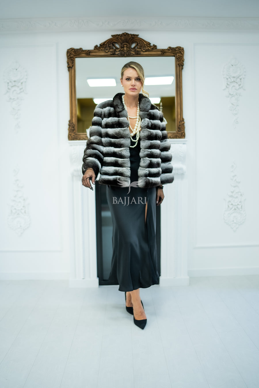 NATURAL CHINCHILLA FUR JACKET -1999-