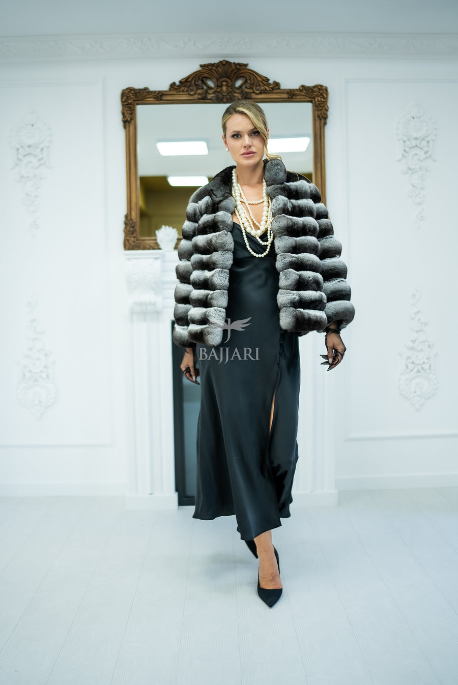 NATURAL CHINCHILLA FUR JACKET -1999-