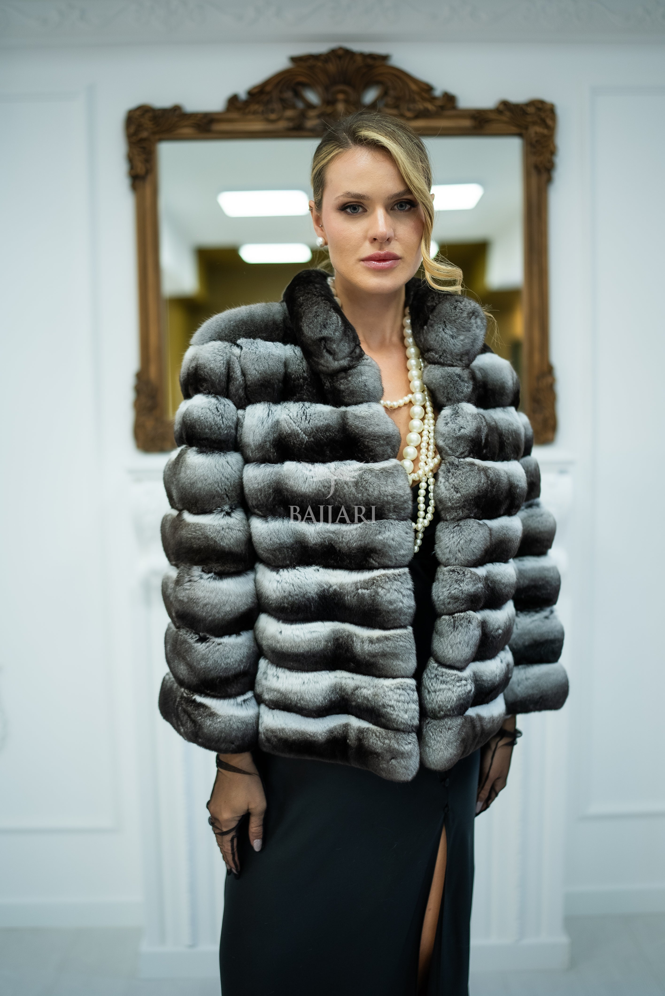 NATURAL CHINCHILLA FUR JACKET -1999-