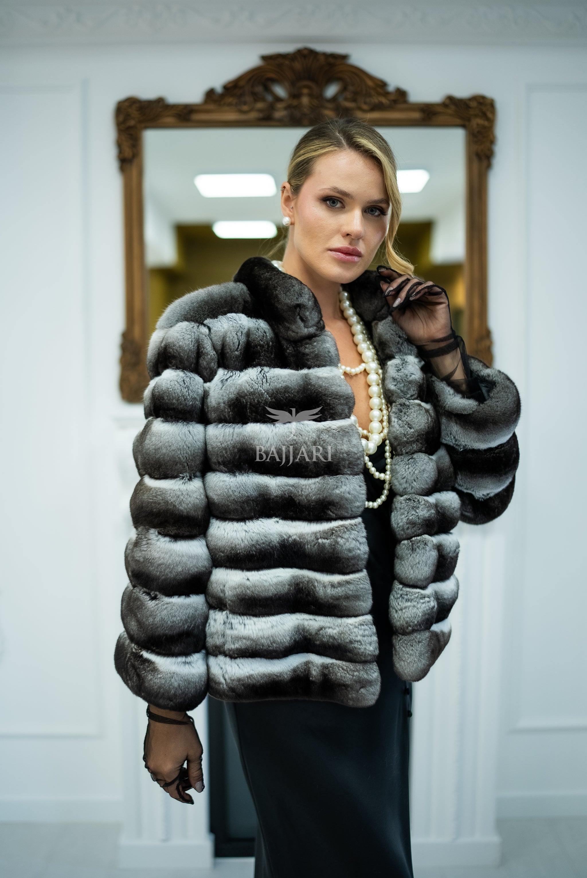 NATURAL CHINCHILLA FUR JACKET -1999-