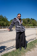 Elegance and Sophistication in a Rabbit Fur Shawl Collar Design