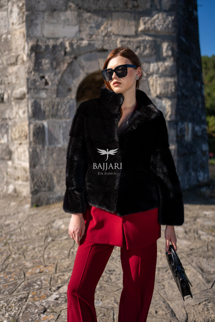 Exclusive 100% Mink Fur Women’s Coat