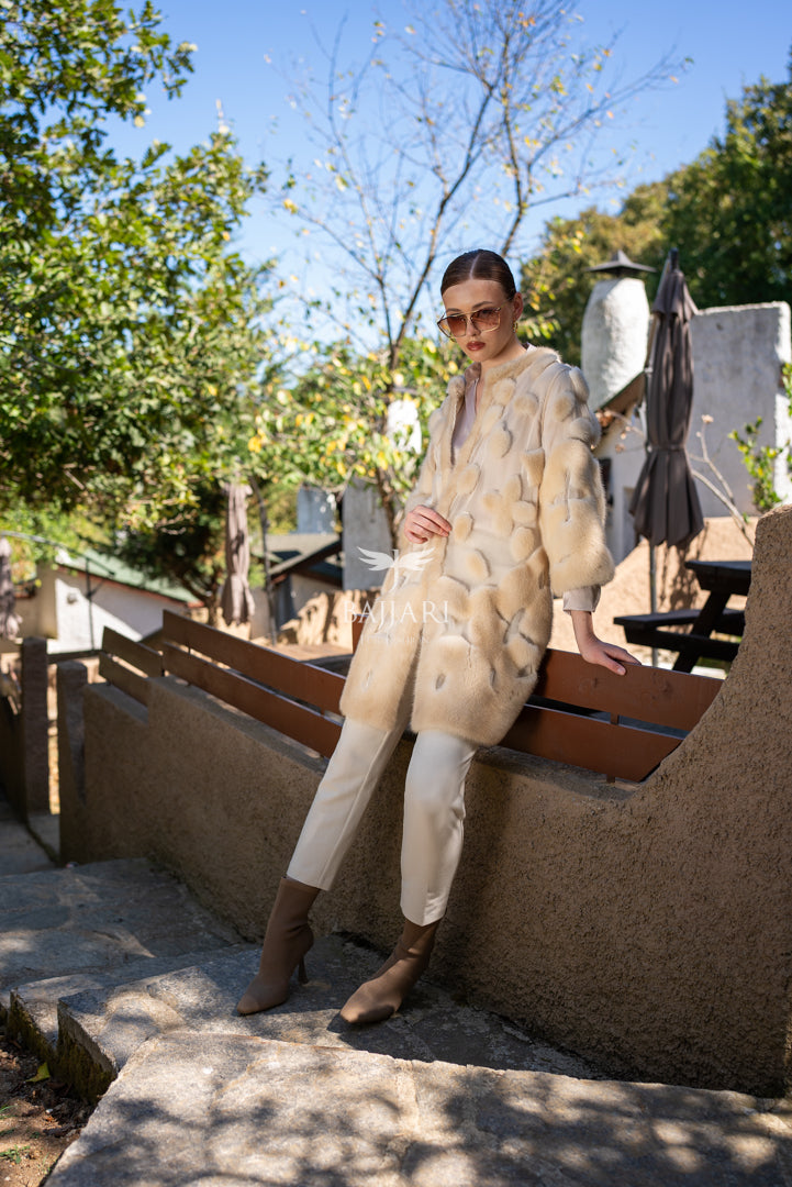 Elegant Design with Chiffon &amp; Mink Fur   -BJR 24-