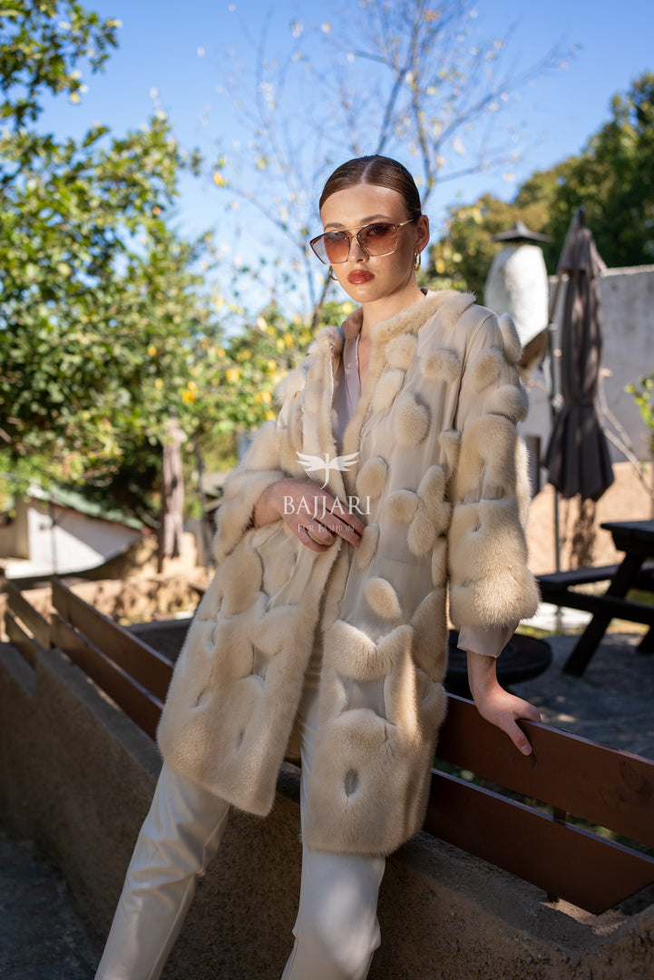 Elegant Design with Chiffon &amp; Mink Fur   -BJR 24-