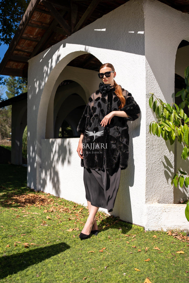 Elegant Design with Chiffon &amp; Mink Fur   -BJR 24-