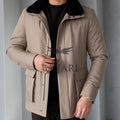 Stylish Jacket with Waterproof Fabric and Real Rex Rabbit Fur Lining