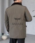 BAJJARI MAN Traveller Jacket Soft Rabbit Rex fur lined interior: Waterproof fabric
