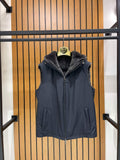 Men’s Hooded Waterproof Vest with Fur Lining M-283