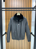 Men’s Jacket with Fur-Lined Interior and Waterproof Fabric M-936
