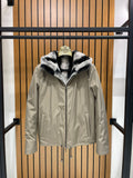 Men’s Jacket with Fur-Lined Interior, Fur-Lined Hood, and Waterproof Fabric M-284