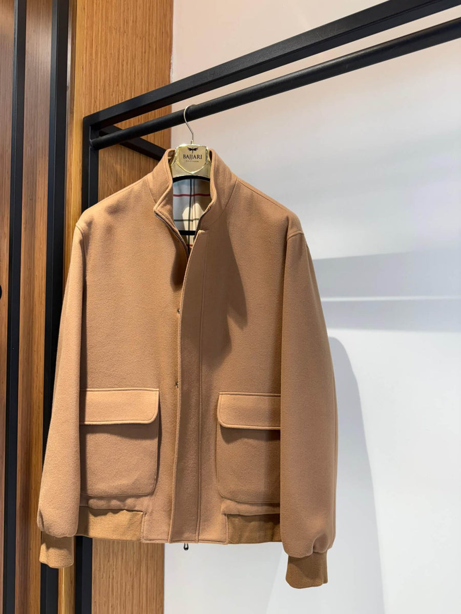Men’s Plain Cashmere Jacket – Premium Lining