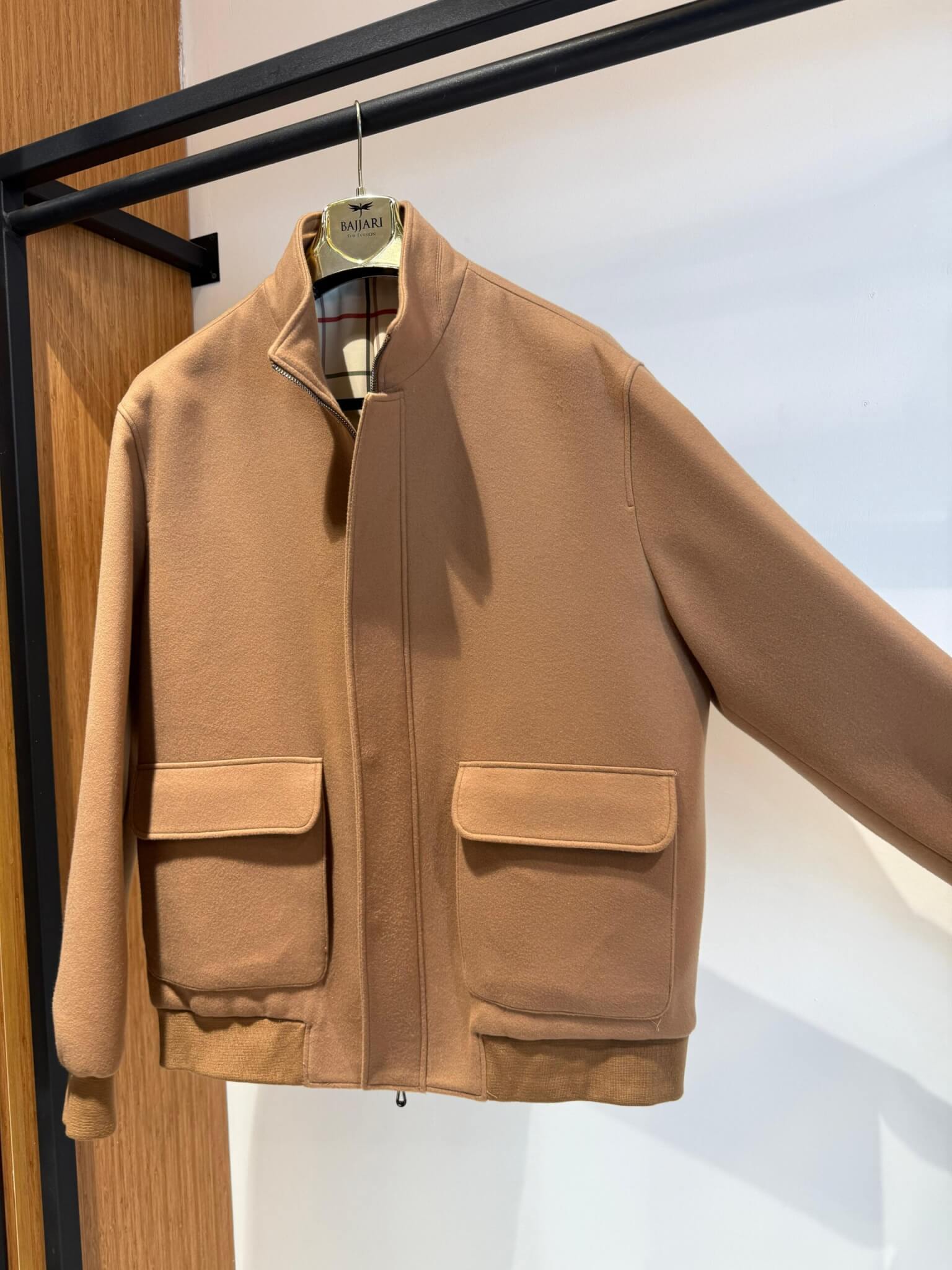 Men’s Plain Cashmere Jacket – Premium Lining