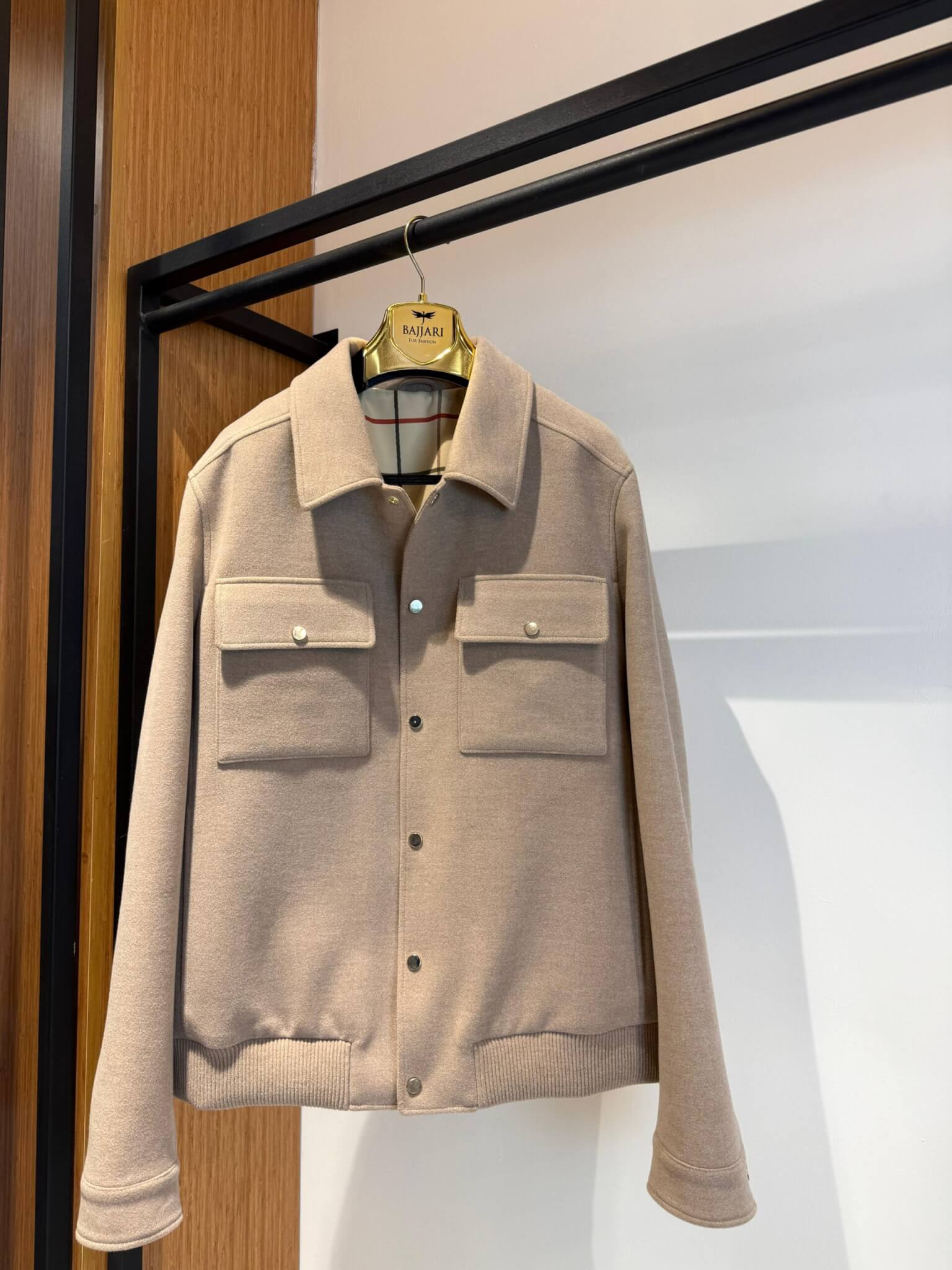 Men’s Plain Cashmere Jacket – Premium Lining