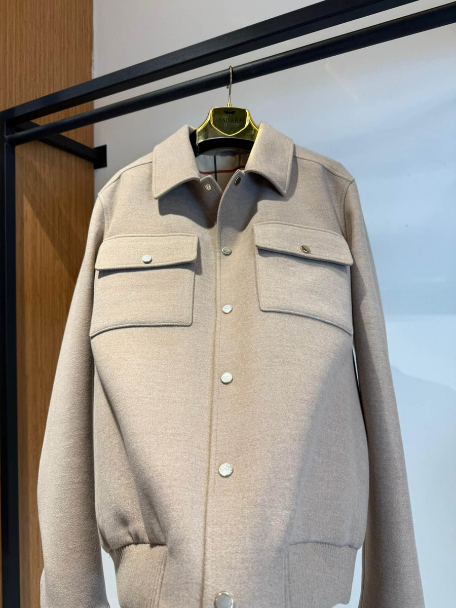 Men’s Plain Cashmere Jacket – Premium Lining
