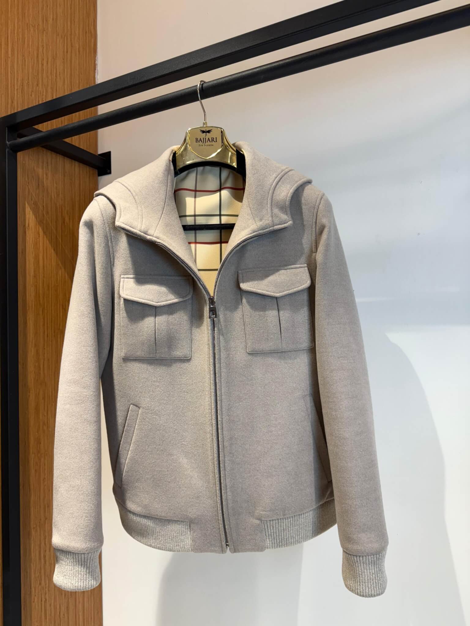 Men’s Plain Cashmere Jacket – Premium Lining