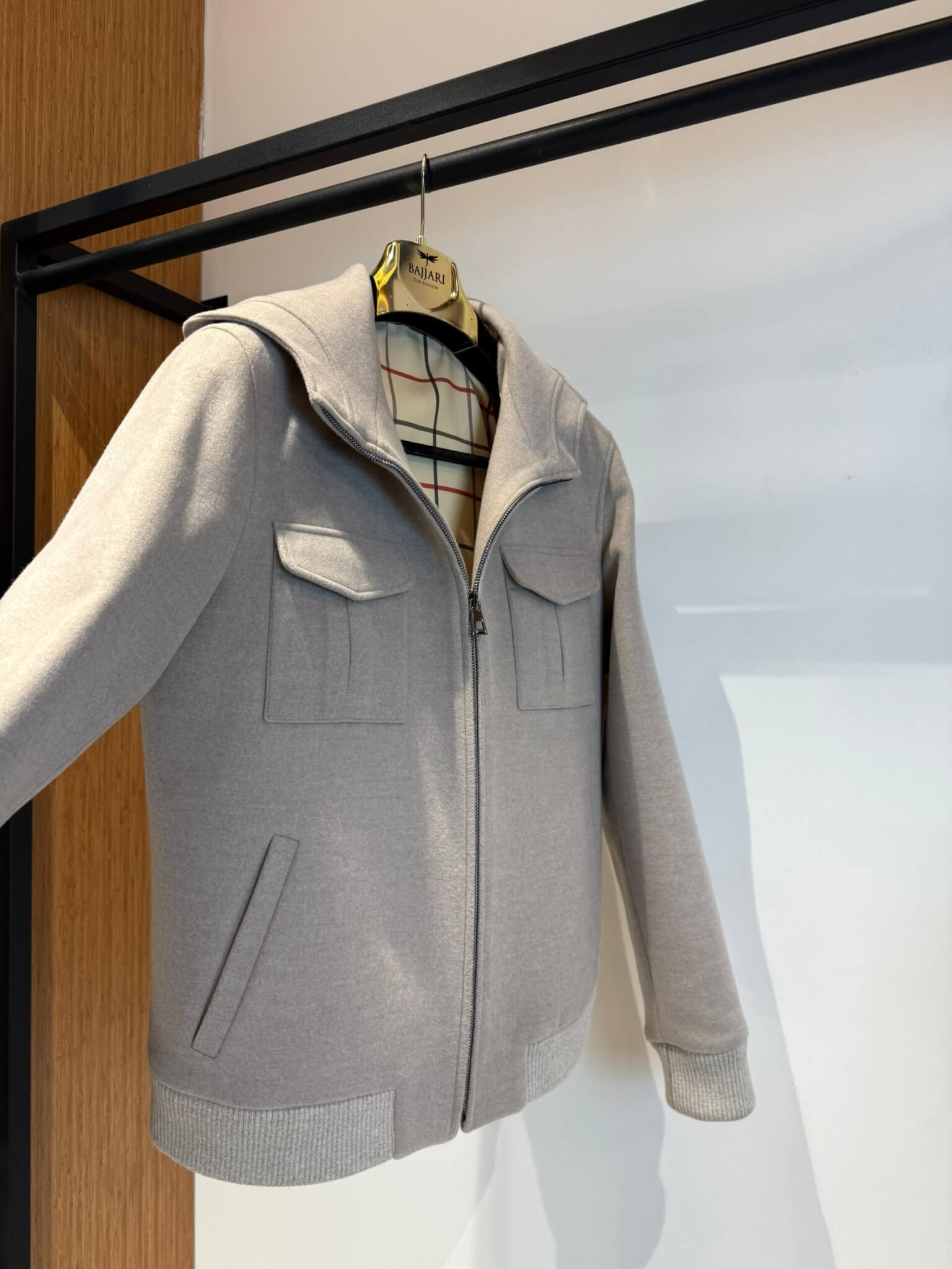 Men’s Plain Cashmere Jacket – Premium Lining