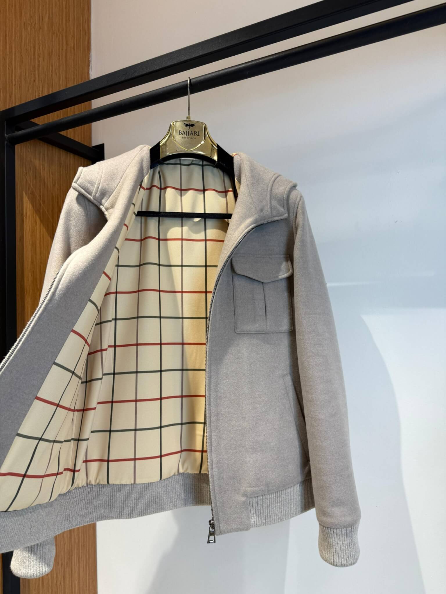 Men’s Plain Cashmere Jacket – Premium Lining