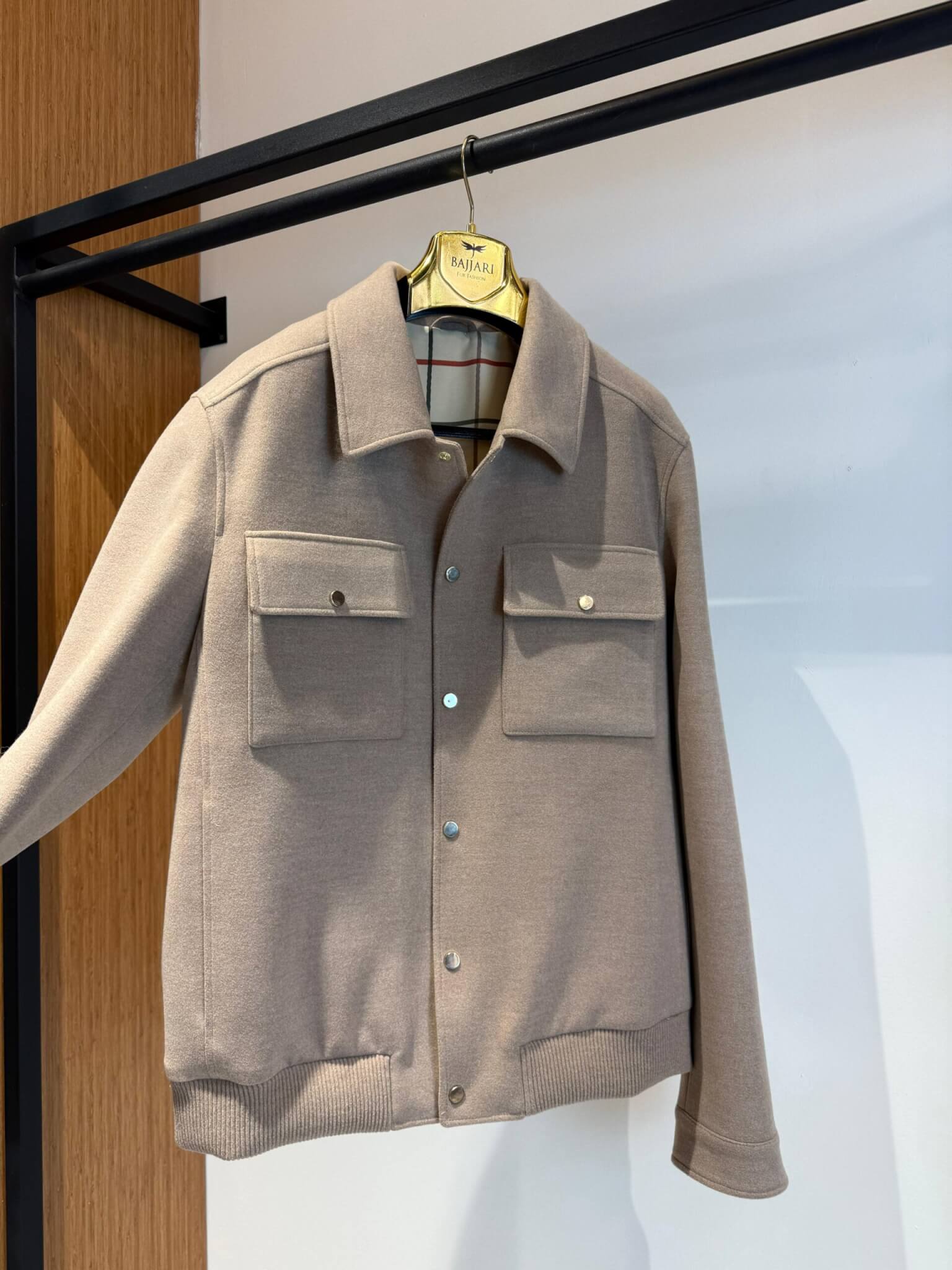 Men’s Plain Cashmere Jacket – Premium Lining